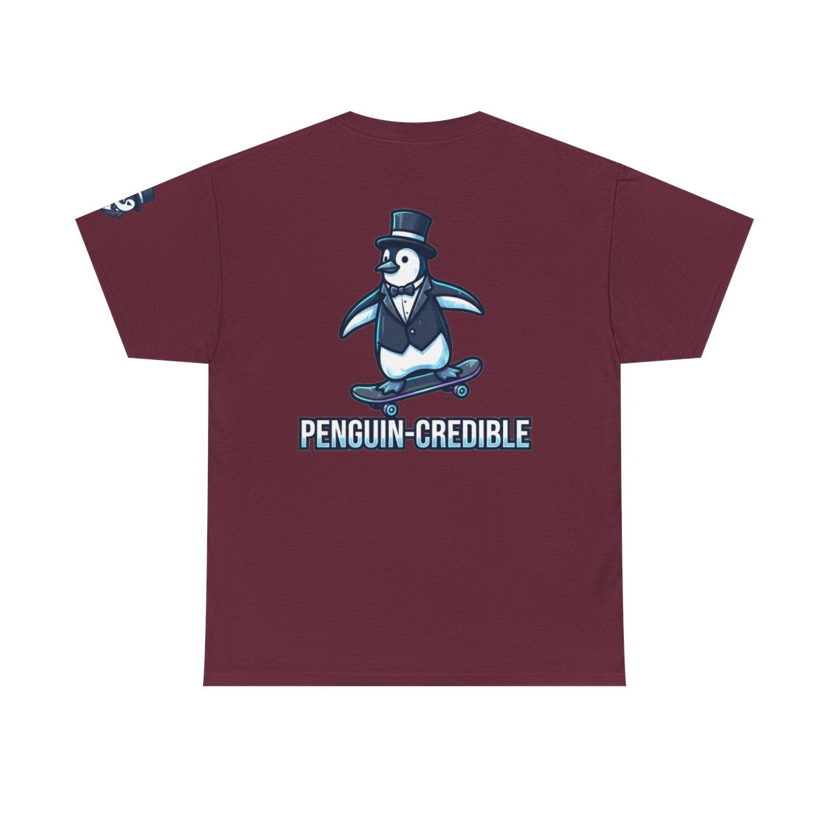 Color: Maroon | Penguin Credible Premium Graphic Tee