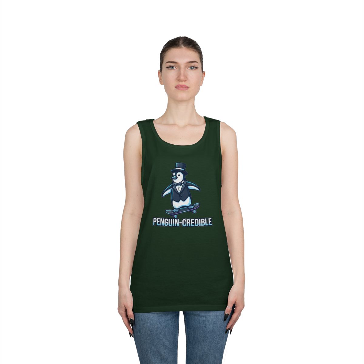 Color: Forest Green | Penguin Credible Tank Top