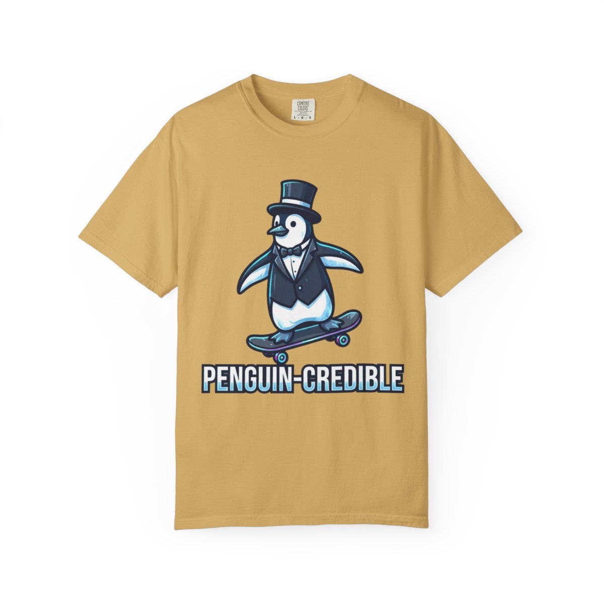 Color: Mustard | Penguin Credible Unisex Garment-Dyed Tee