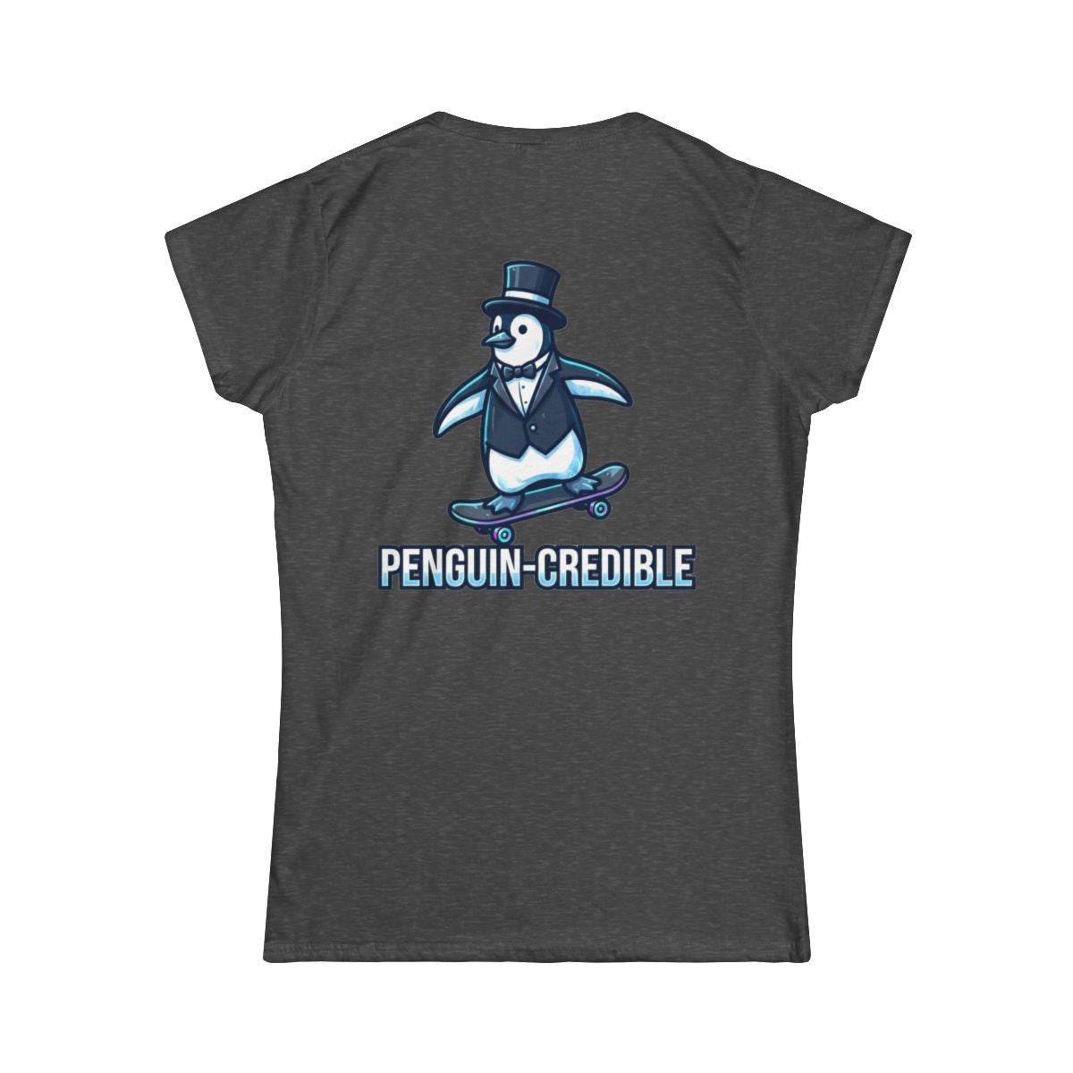 Color: Dark Heather | Penguin Credible Women's Tee