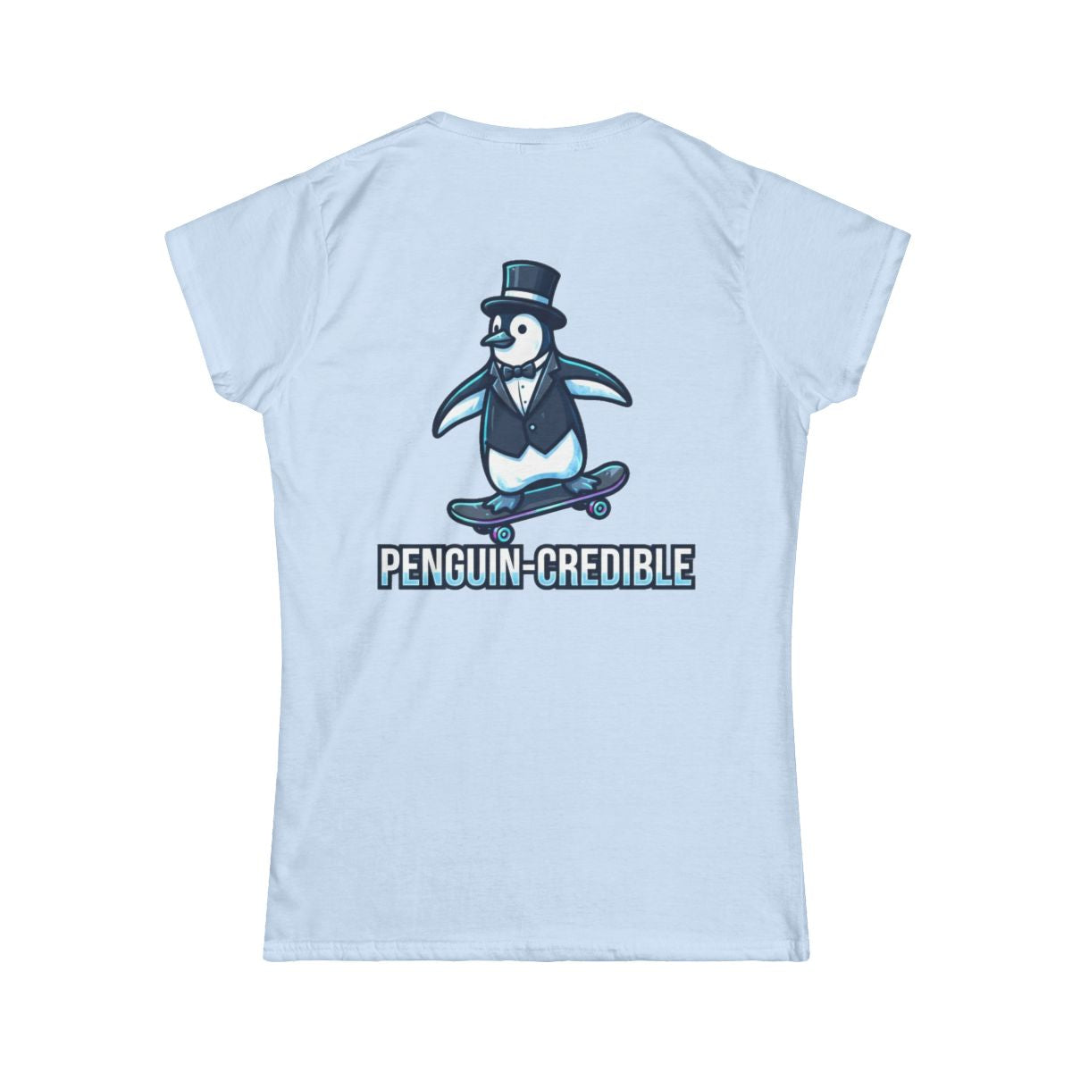 Color: Light Blue | Penguin Credible Women's Tee