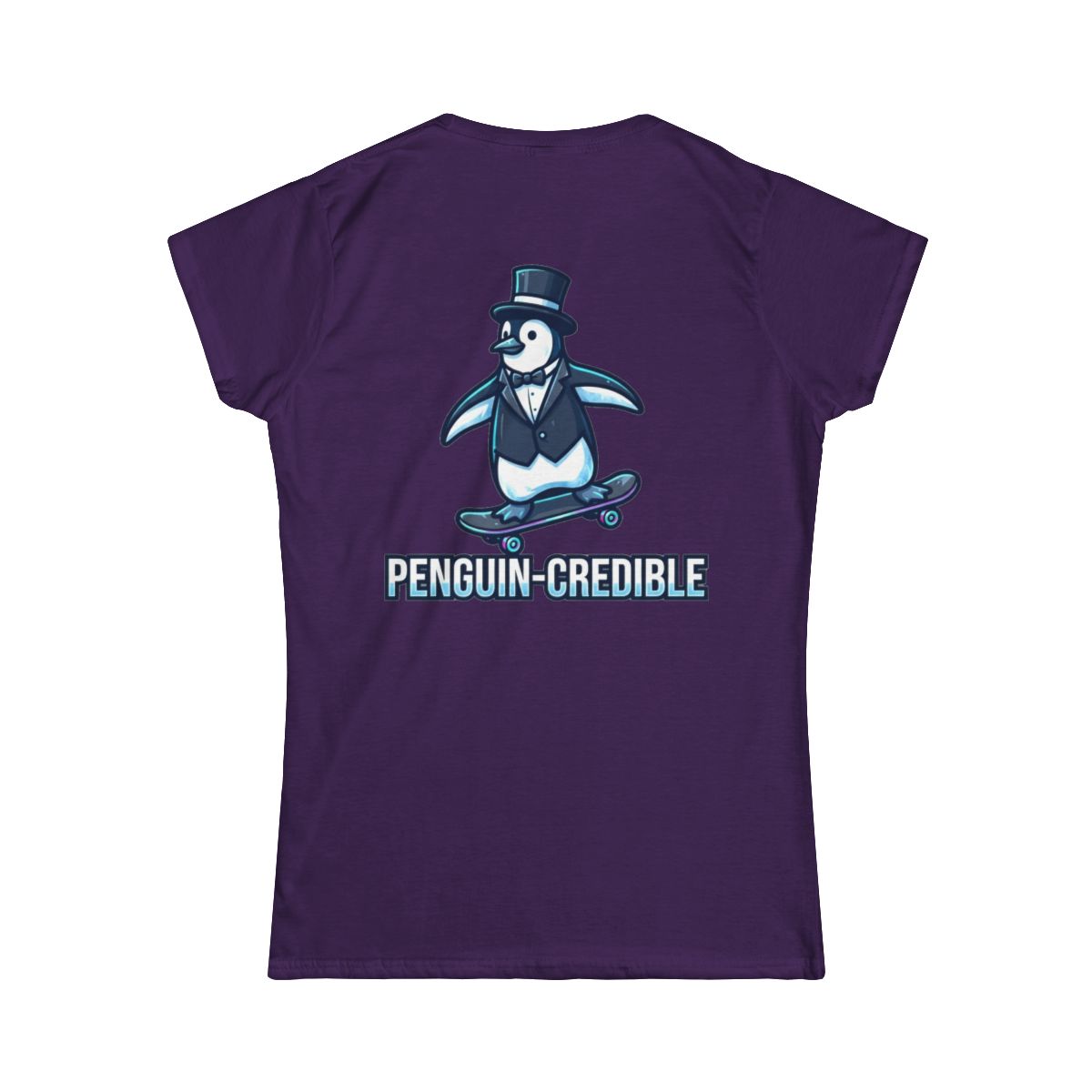 Color: Purple | Penguin Credible Women's Tee