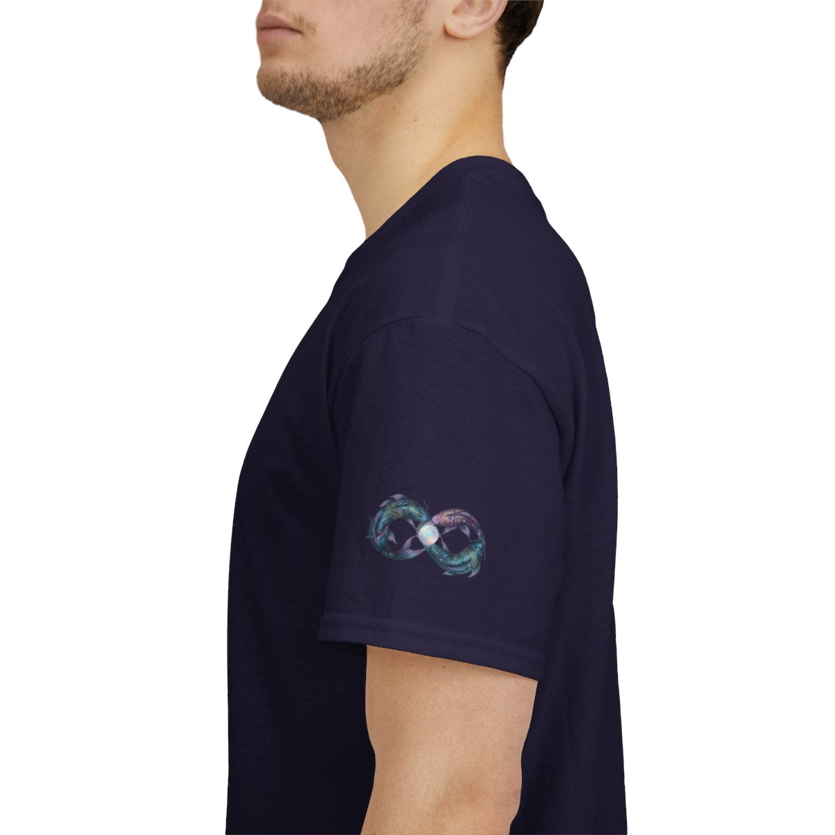 Color: Blackberry | Pisces The Infinite Fish Premium Graphic Tee