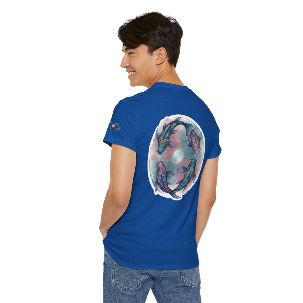 Color: Royal | Pisces The Infinite Fish Premium Graphic Tee