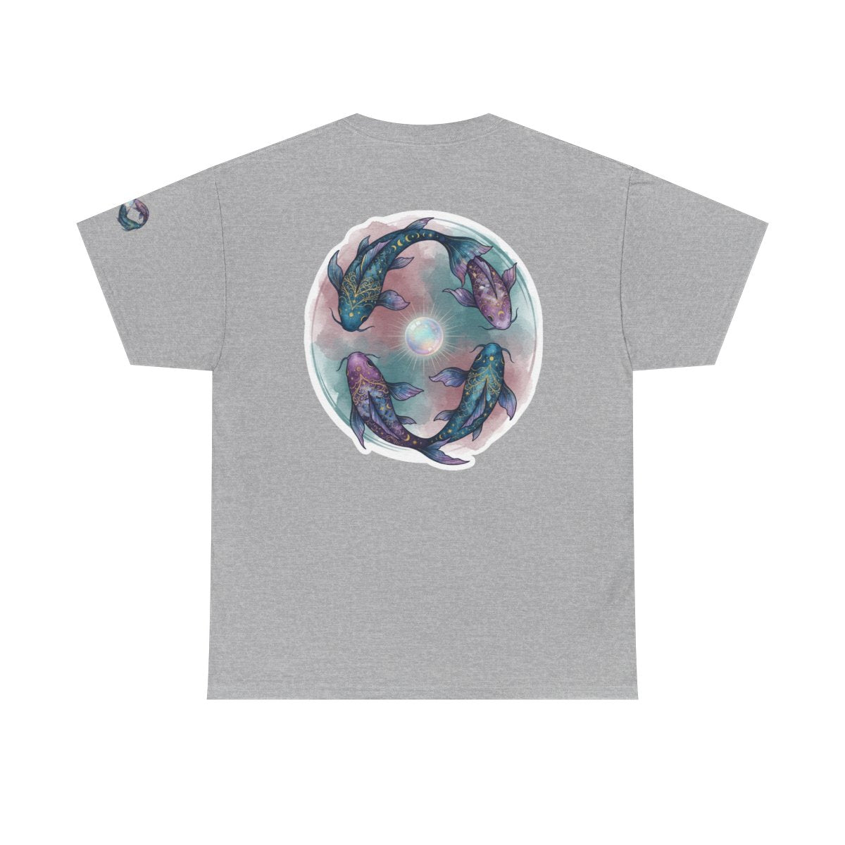 Color: Sport Grey | Pisces The Infinite Fish Premium Graphic Tee