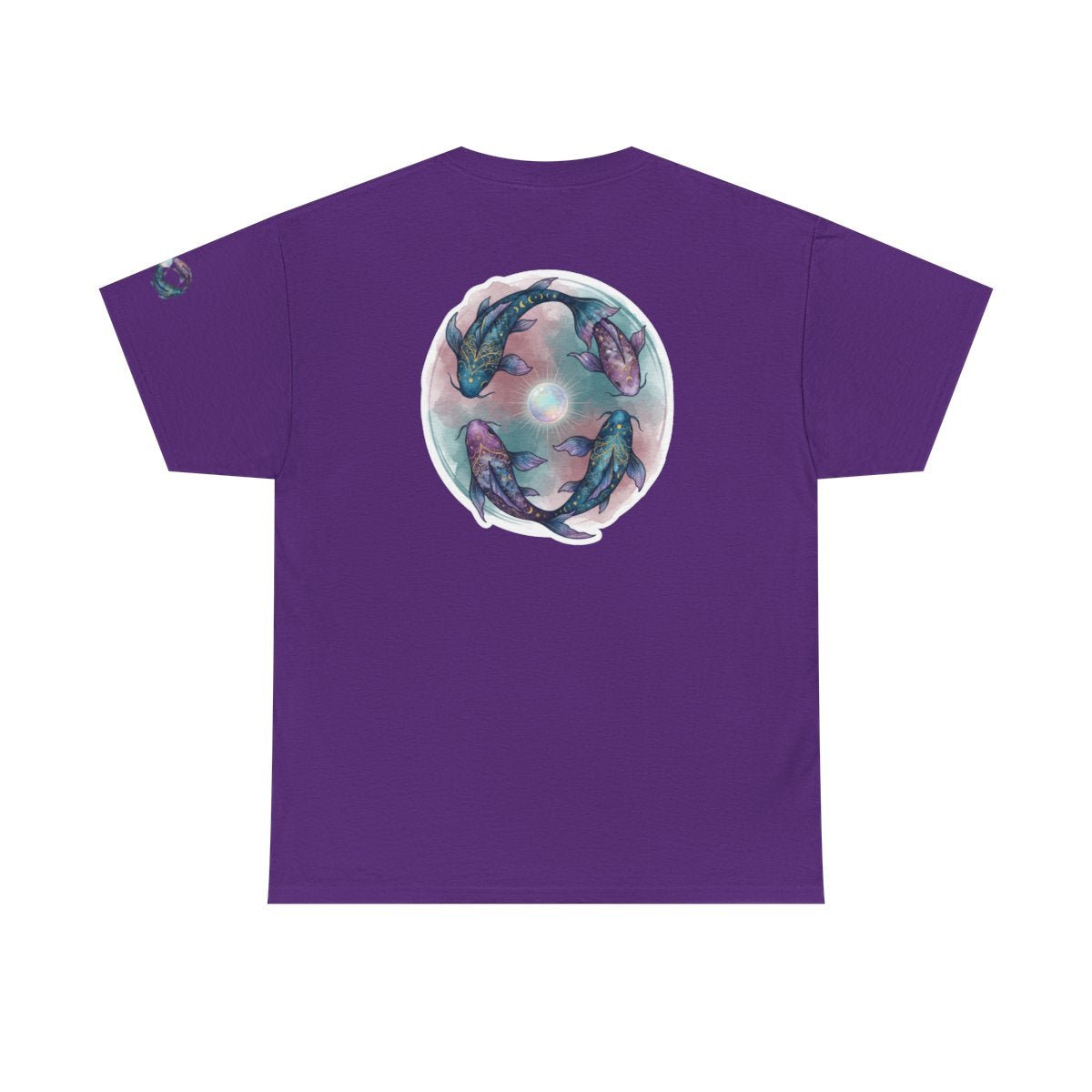 Color: Purple | Pisces The Infinite Fish Premium Graphic Tee