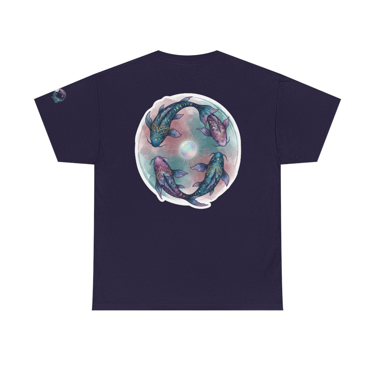 Color: Blackberry | Pisces The Infinite Fish Premium Graphic Tee