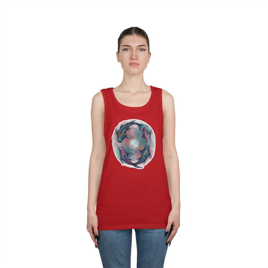 Color: Red | Pisces The Infinite Fish Tank Top