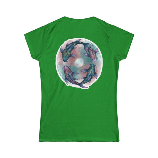 Color: Irish Green | Pisces The Infinite Fish Women's Tee