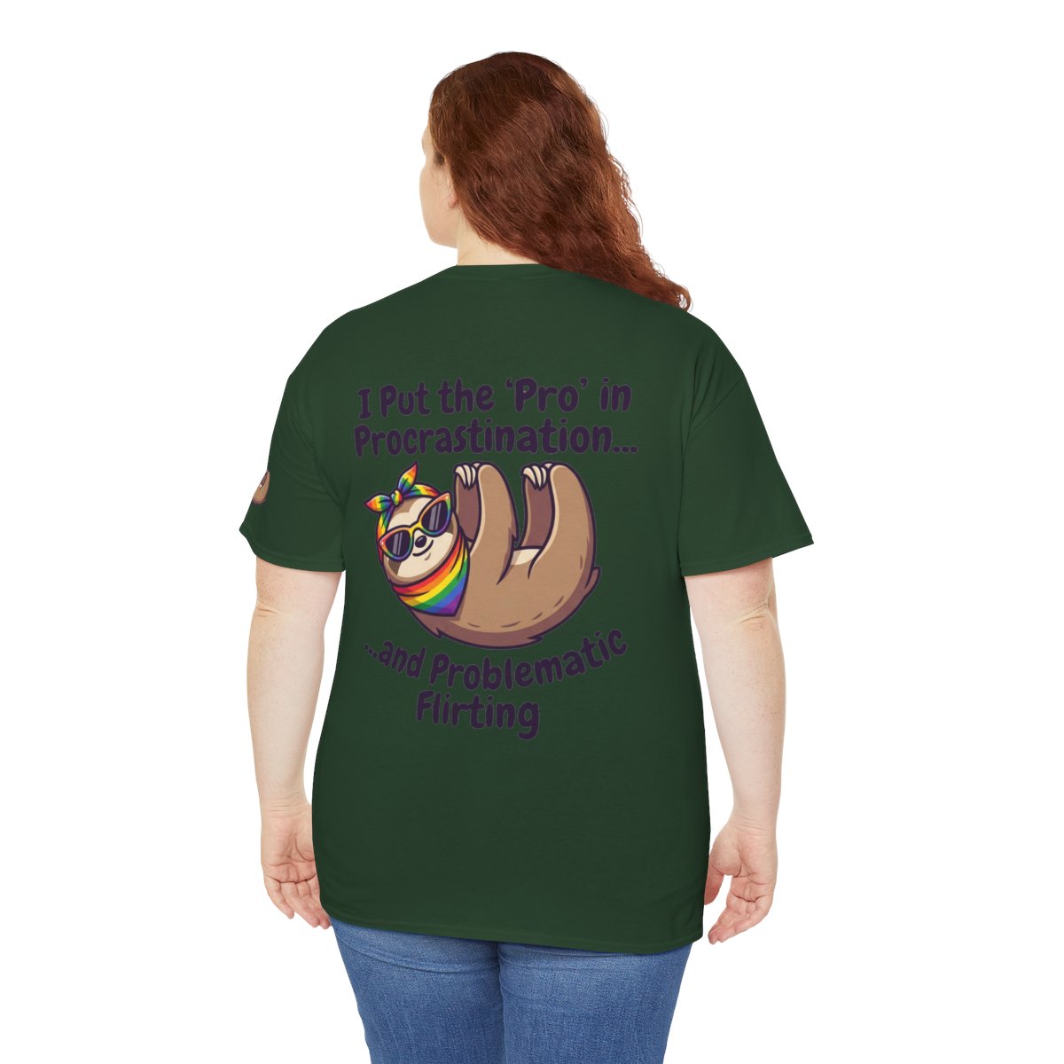 Color: Forest Green | Pro in Problematic Flirting Premium Graphic Tee