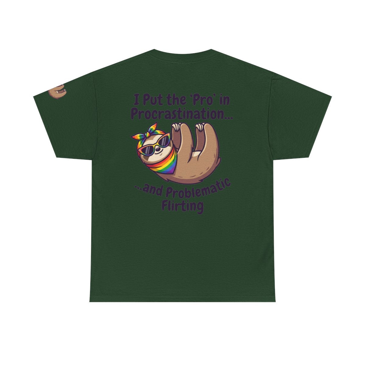 Color: Forest Green | Pro in Problematic Flirting Premium Graphic Tee