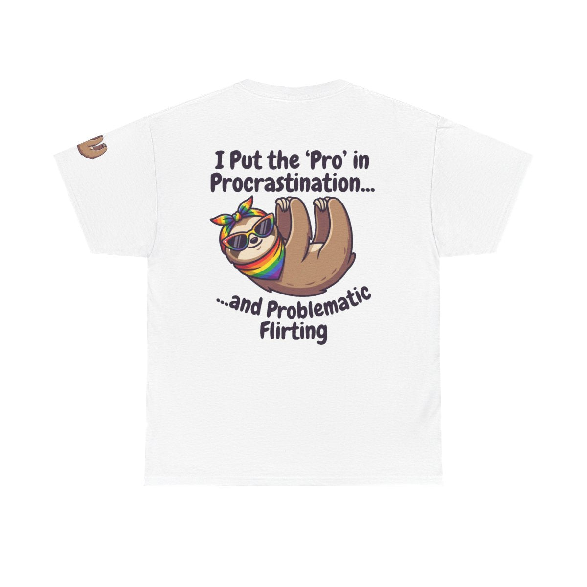 Color: White | Pro in Problematic Flirting Premium Graphic Tee