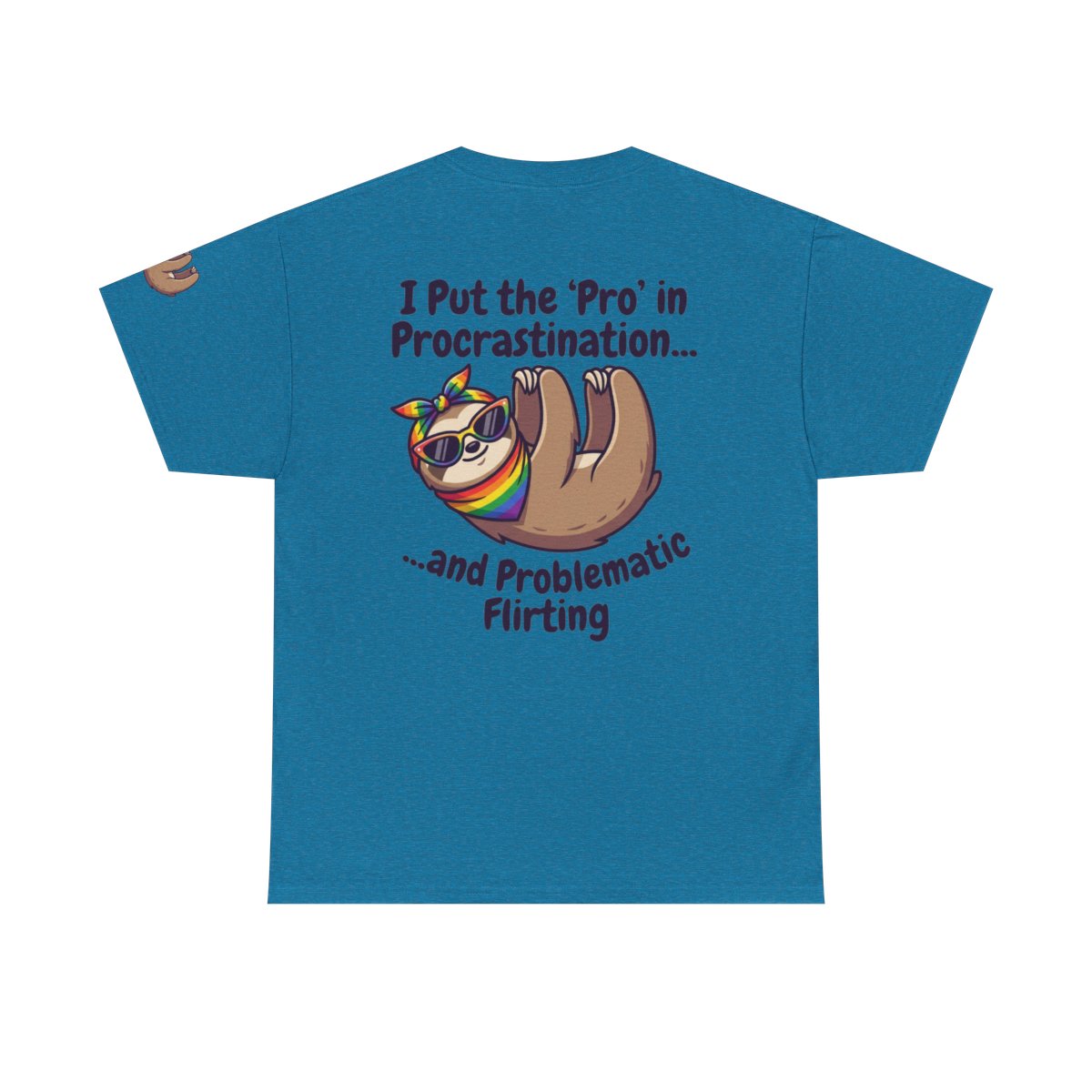 Color: Antique Sapphire | Pro in Problematic Flirting Premium Graphic Tee