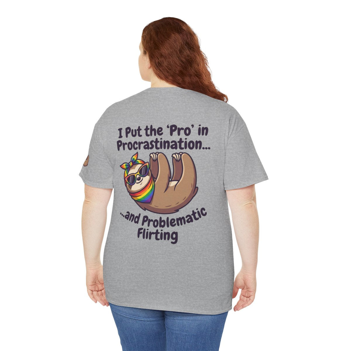 Color: Sport Grey | Pro in Problematic Flirting Premium Graphic Tee
