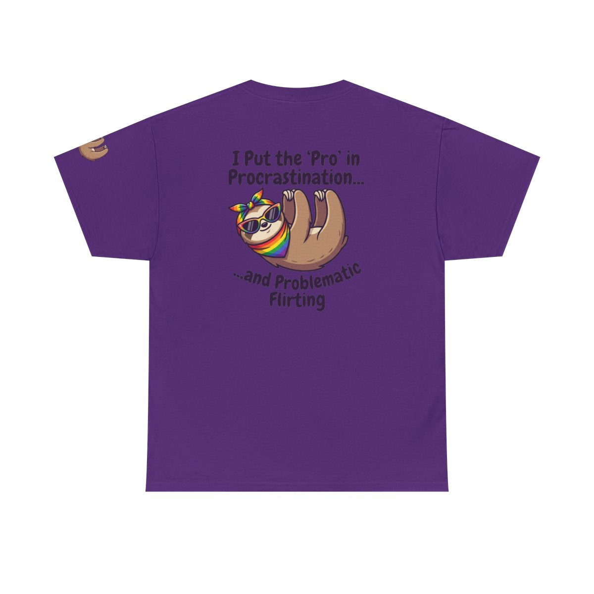 Color: Purple | Pro in Problematic Flirting Premium Graphic Tee