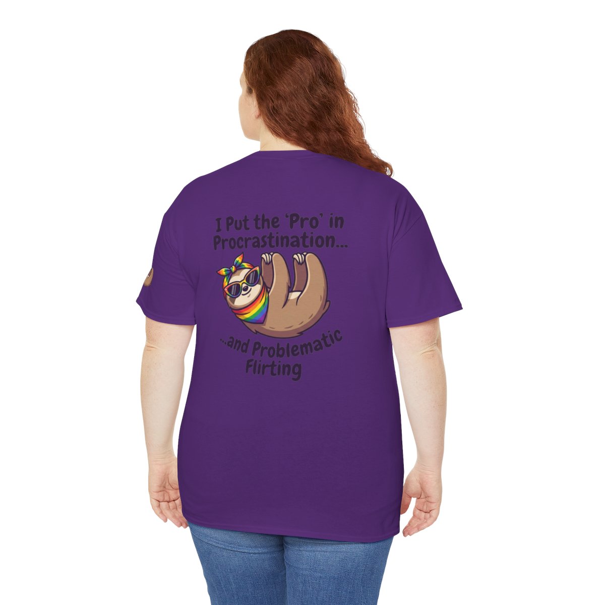 Color: Purple | Pro in Problematic Flirting Premium Graphic Tee