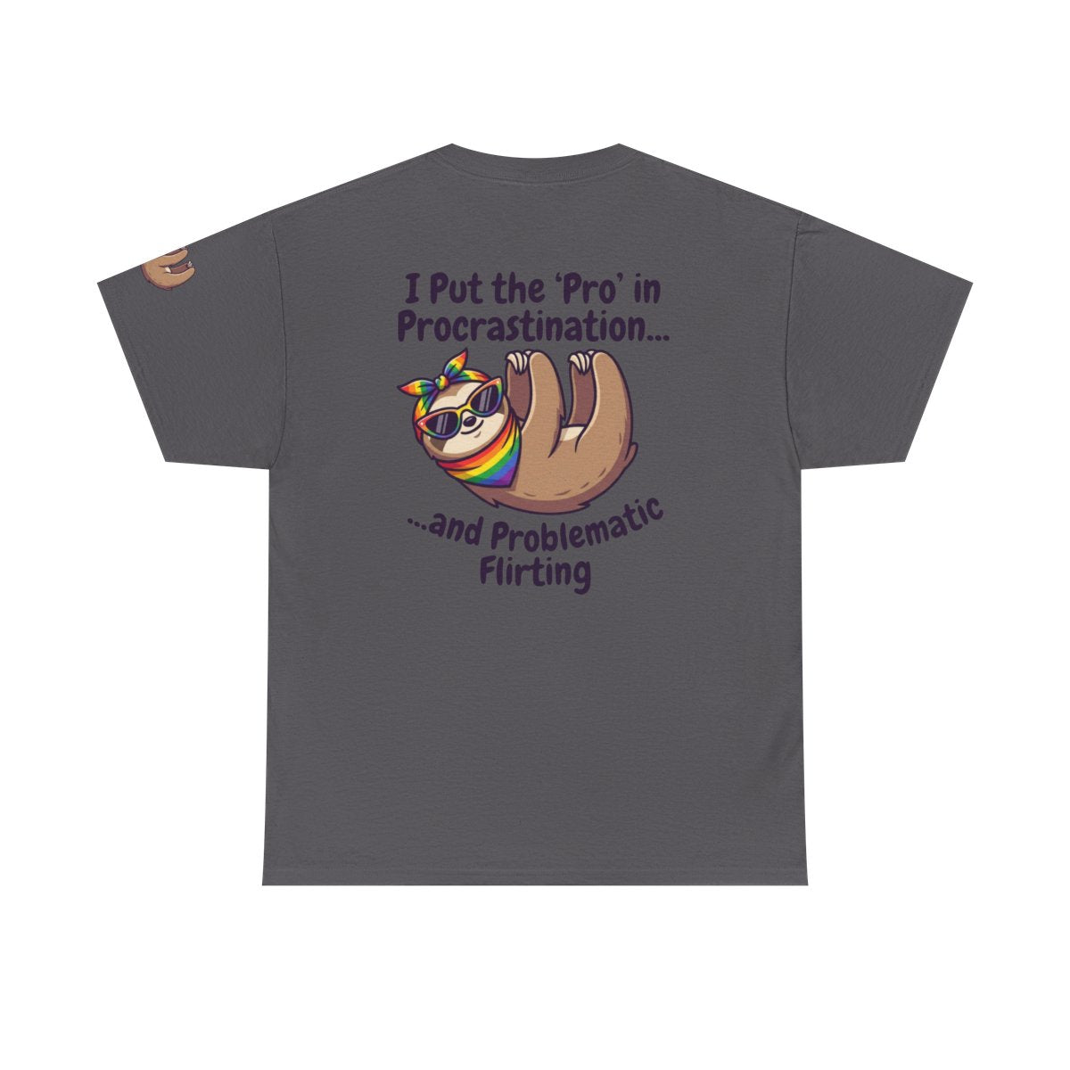 Color: Charcoal | Pro in Problematic Flirting Premium Graphic Tee