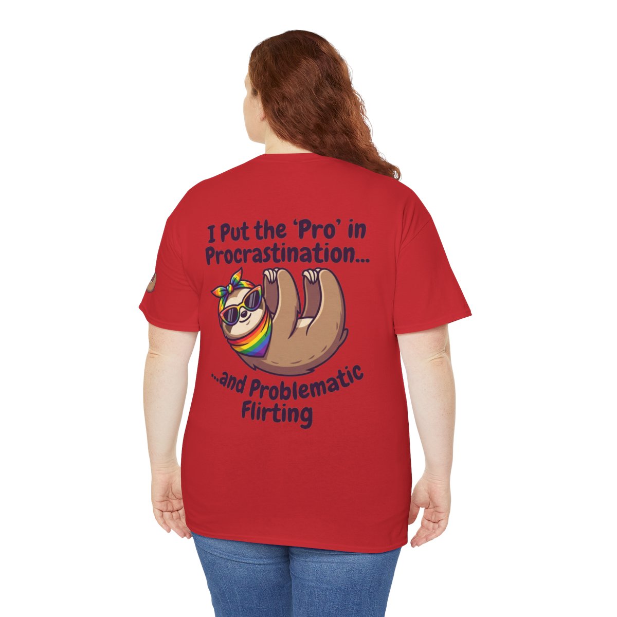 Color: Red | Pro in Problematic Flirting Premium Graphic Tee