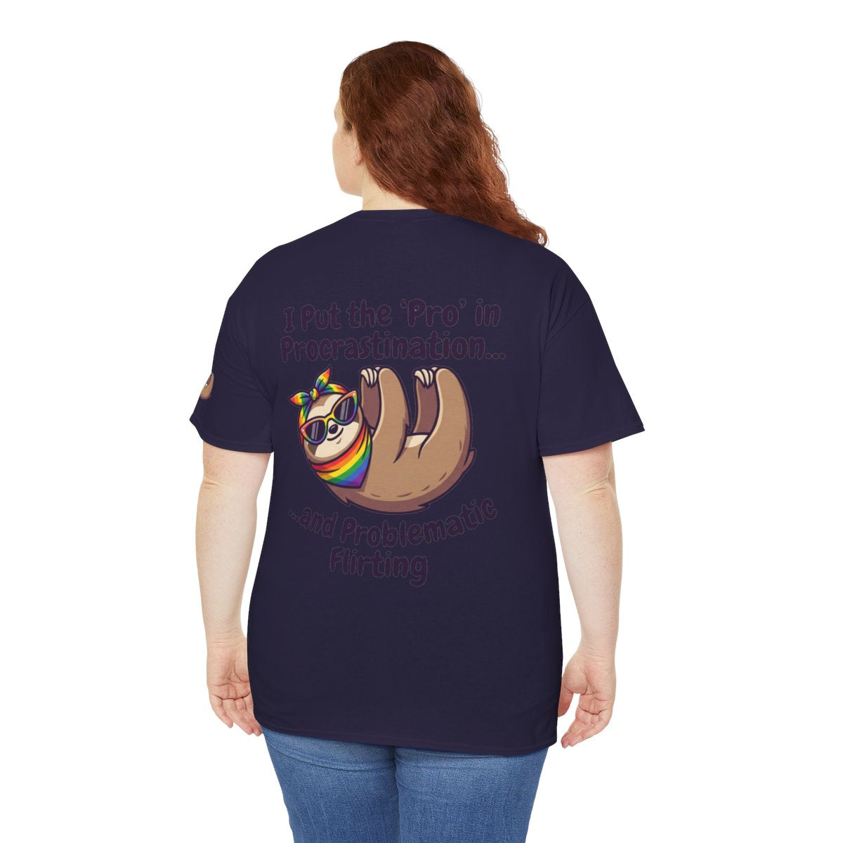 Color: Blackberry | Pro in Problematic Flirting Premium Graphic Tee