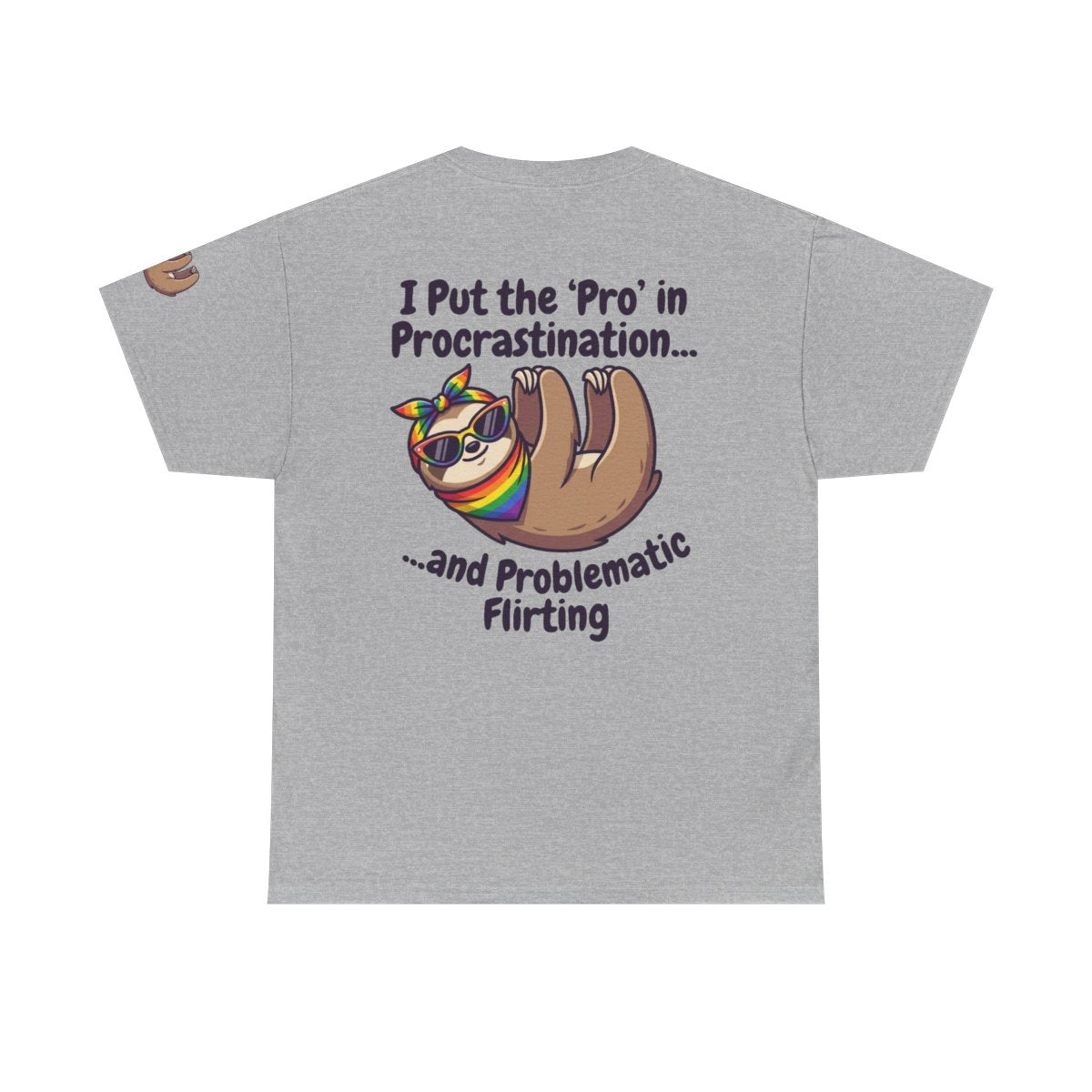 Color: Sport Grey | Pro in Problematic Flirting Premium Graphic Tee