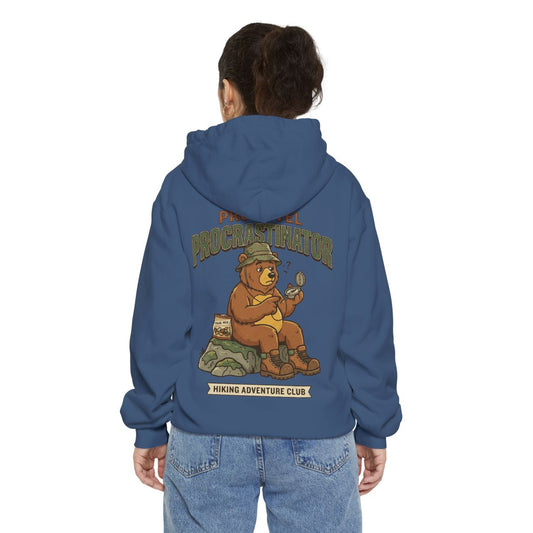 Color: True Navy | Pro Level Procrastinator Garment-Dyed Hoodie
