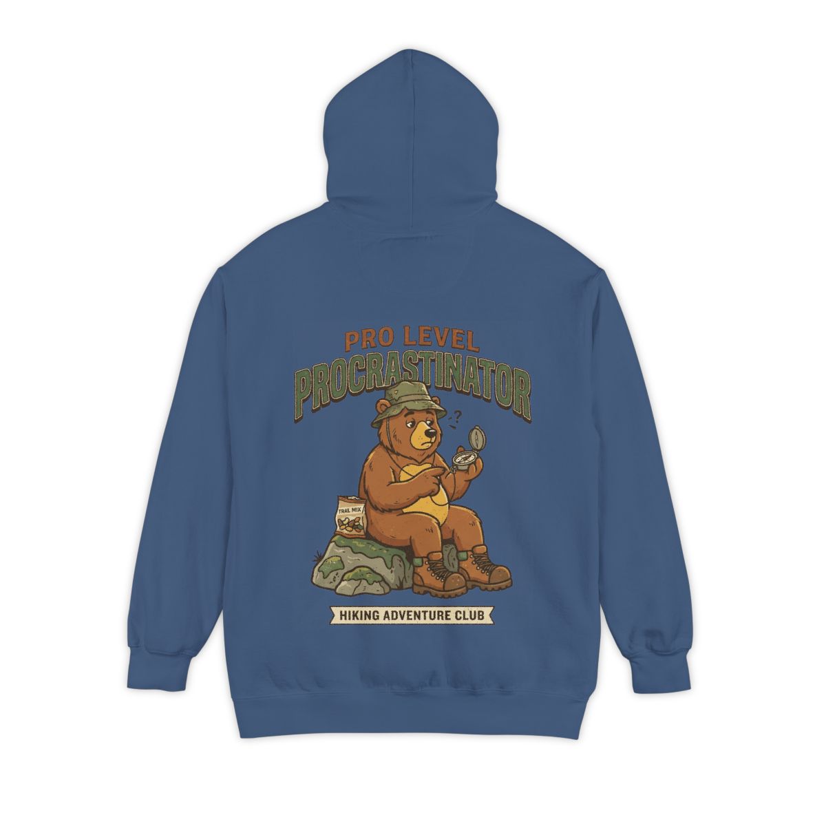 Color: True Navy | Pro Level Procrastinator Garment-Dyed Hoodie