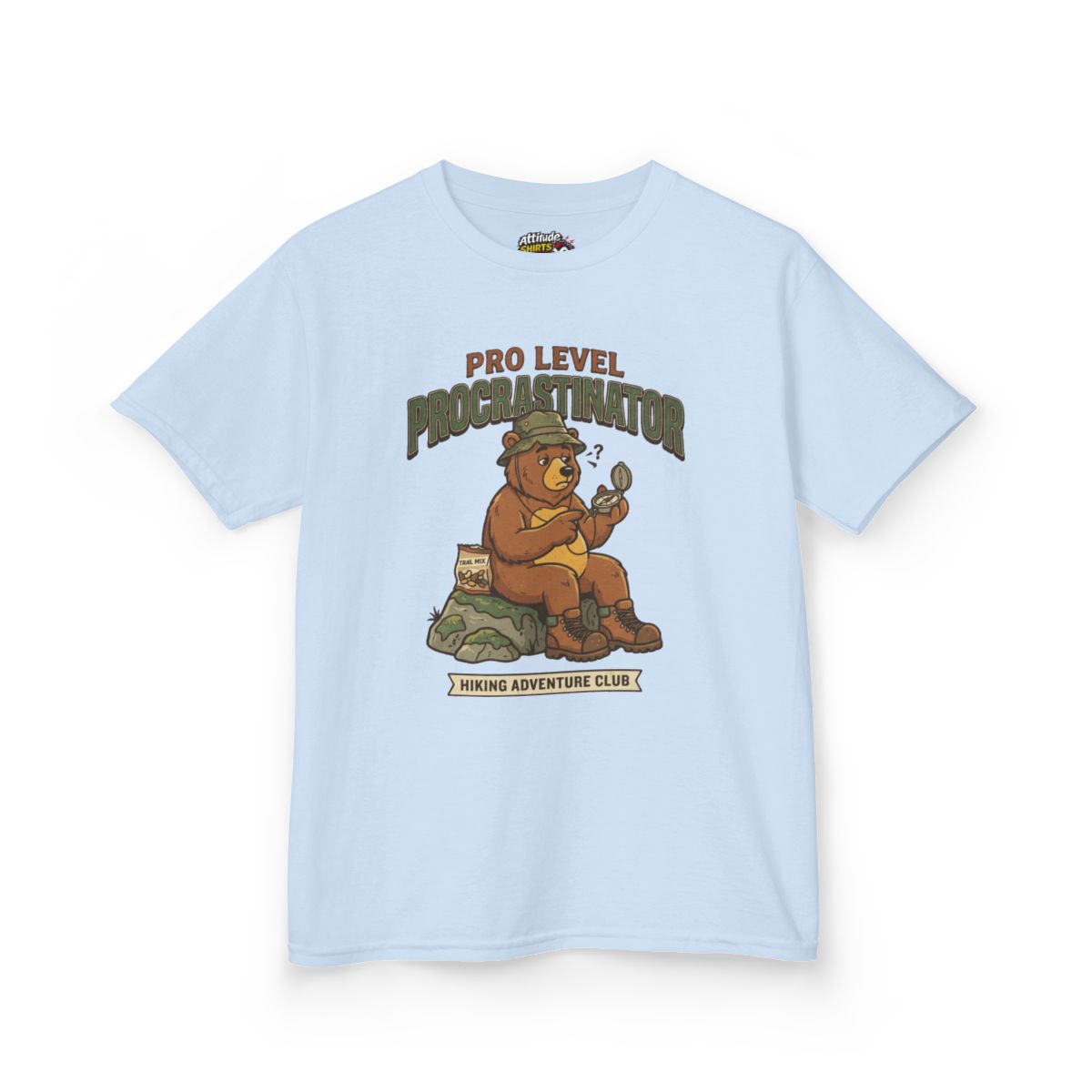 Color: Light Blue | Pro Level Procrastinator Kids Tee
