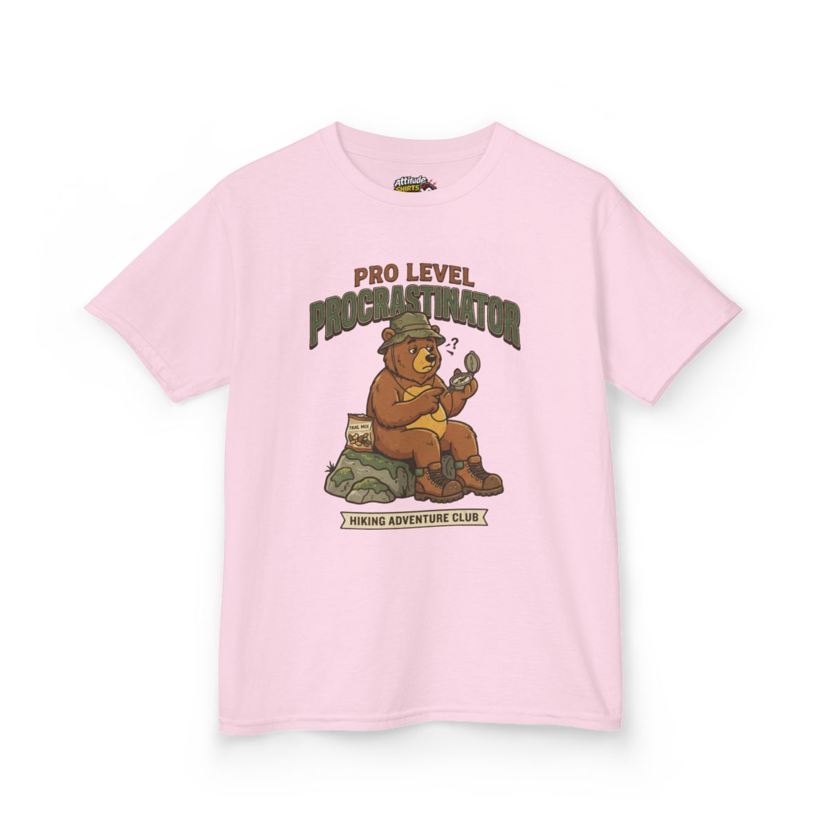Color: Light Pink | Pro Level Procrastinator Kids Tee