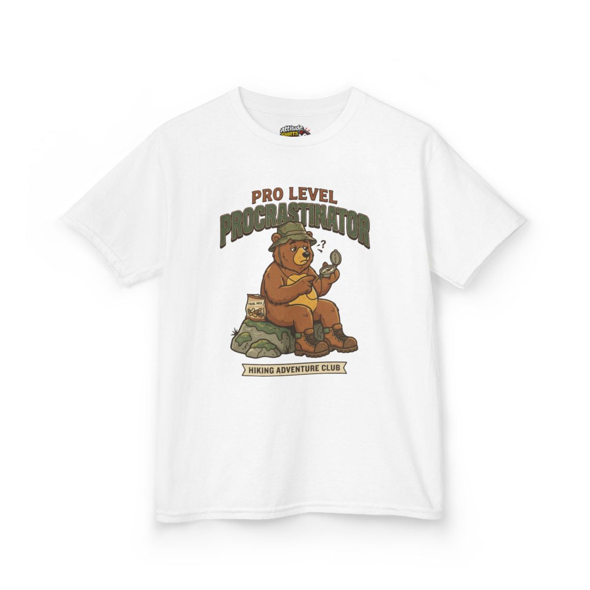 Color: White | Pro Level Procrastinator Kids Tee