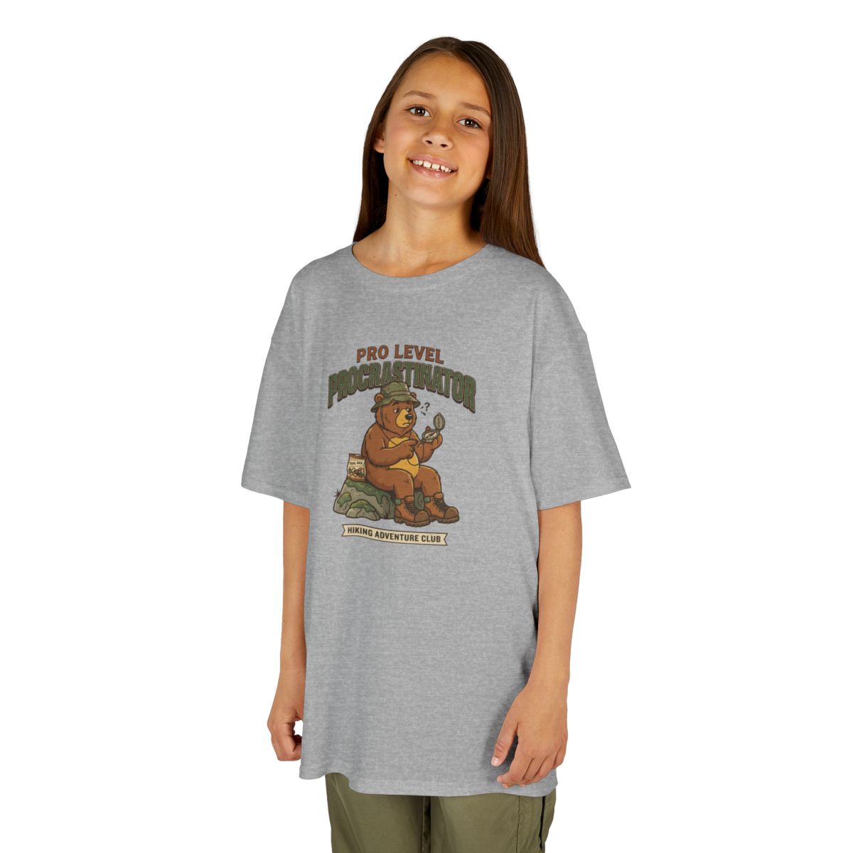 Color: Sport Grey | Pro Level Procrastinator Kids Tee