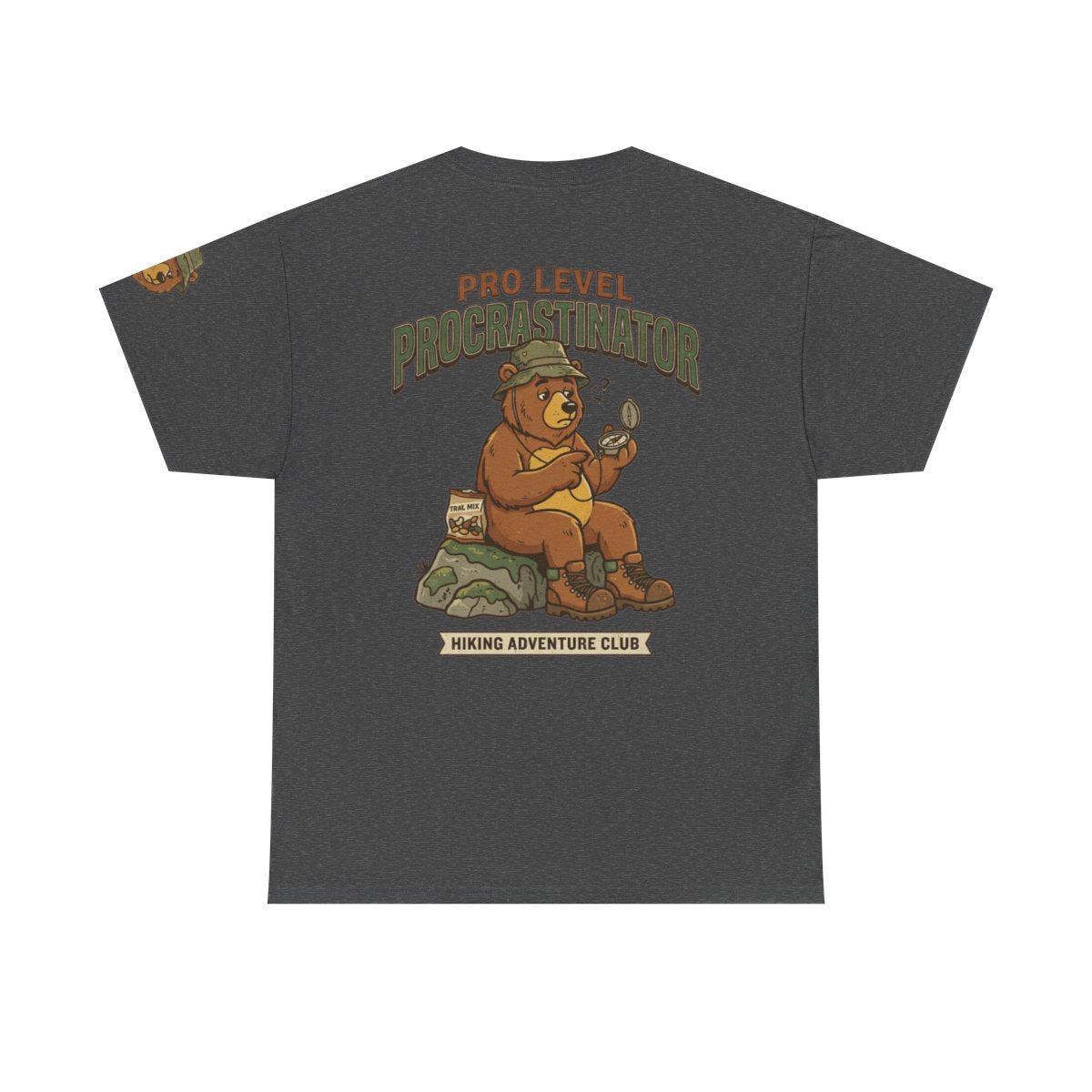 Color: Dark Heather | Pro Level Procrastinator Premium Graphic Tee