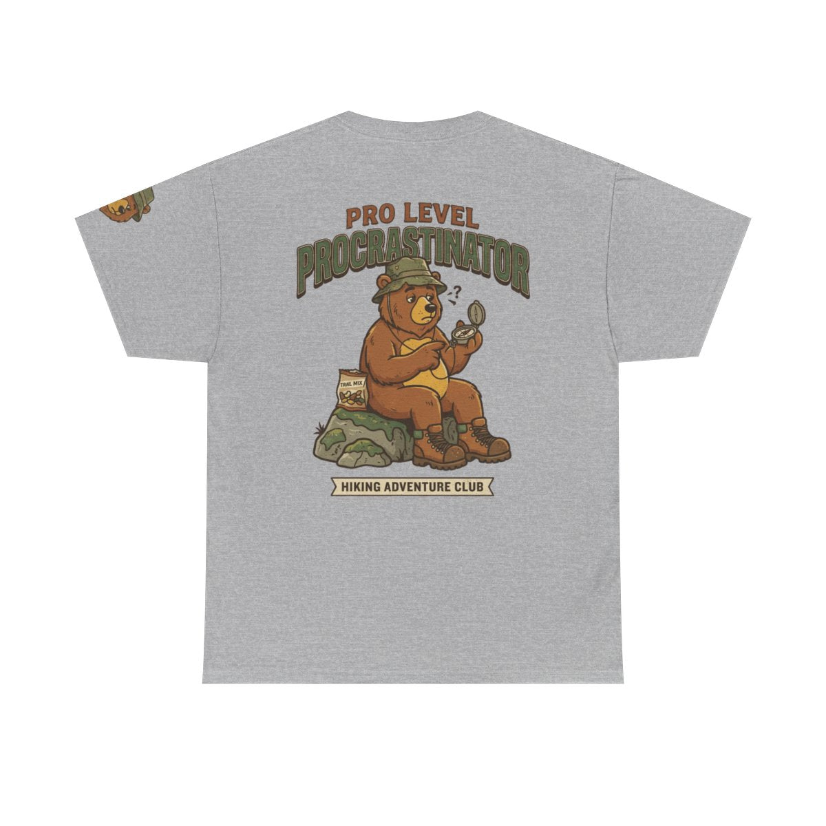 Color: Sport Grey | Pro Level Procrastinator Premium Graphic Tee