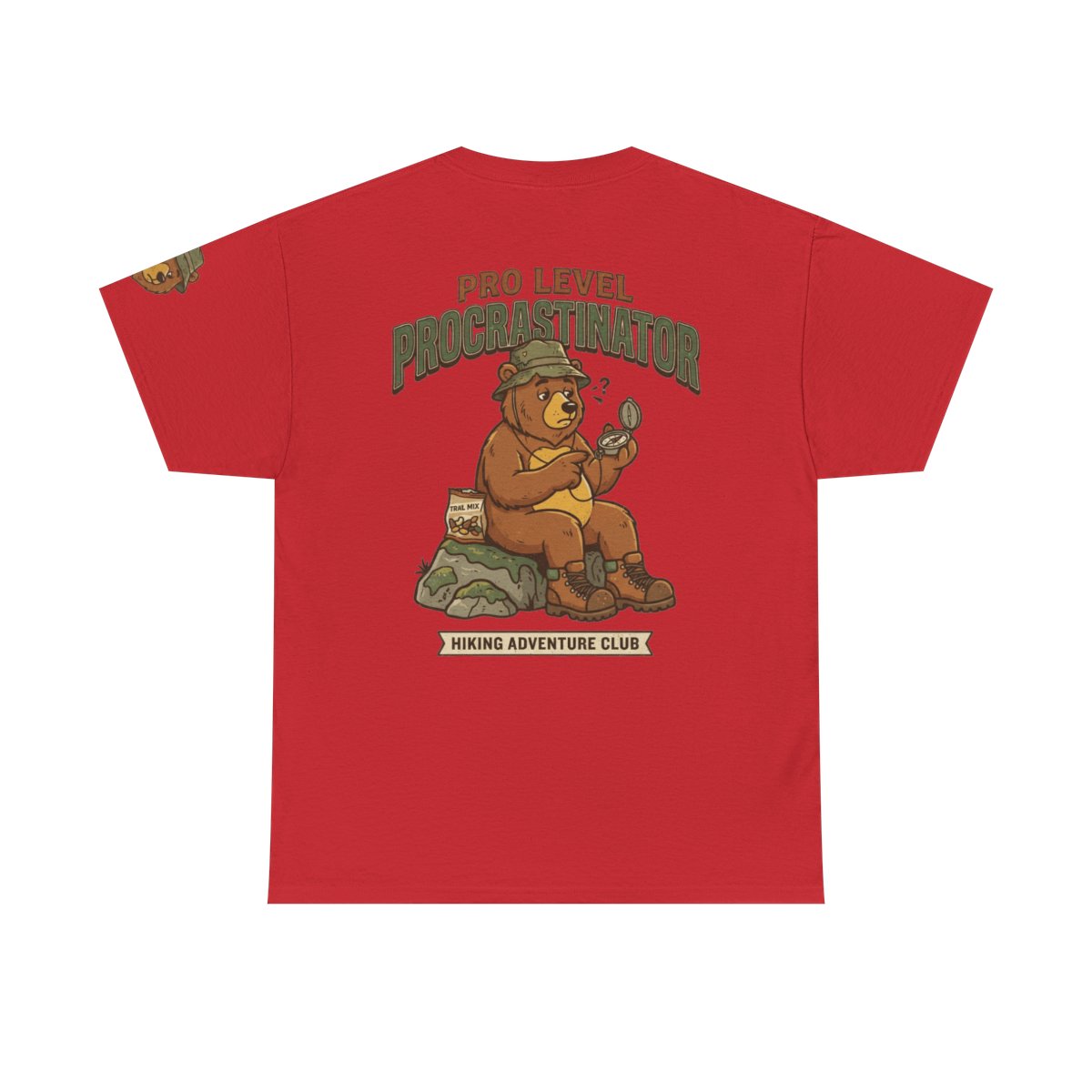 Color: Red | Pro Level Procrastinator Premium Graphic Tee