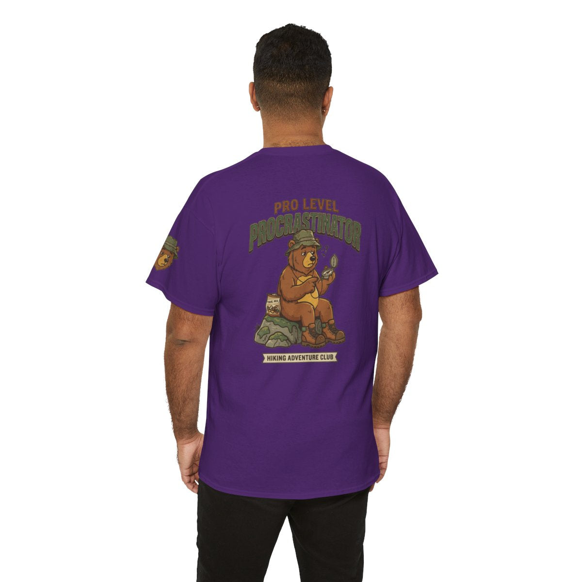Color: Purple | Pro Level Procrastinator Premium Graphic Tee