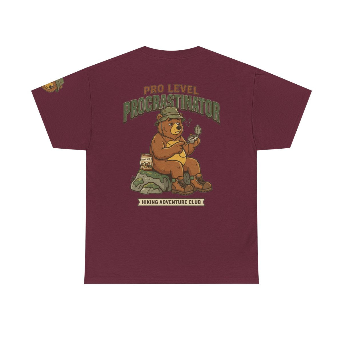 Color: Maroon | Pro Level Procrastinator Premium Graphic Tee
