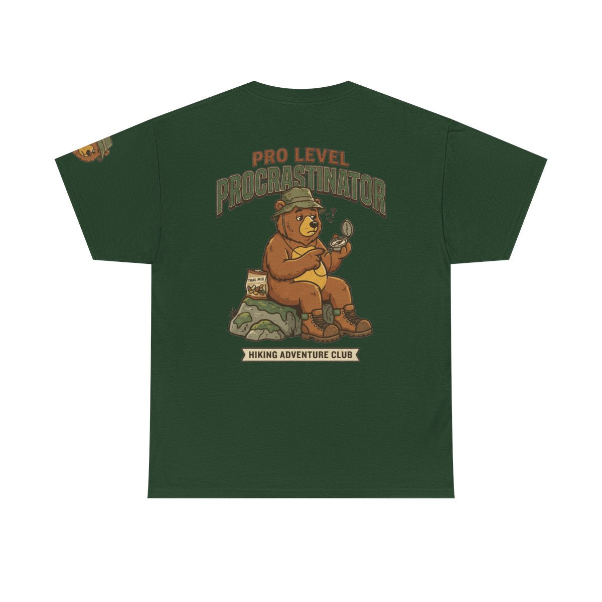 Color: Forest Green | Pro Level Procrastinator Premium Graphic Tee