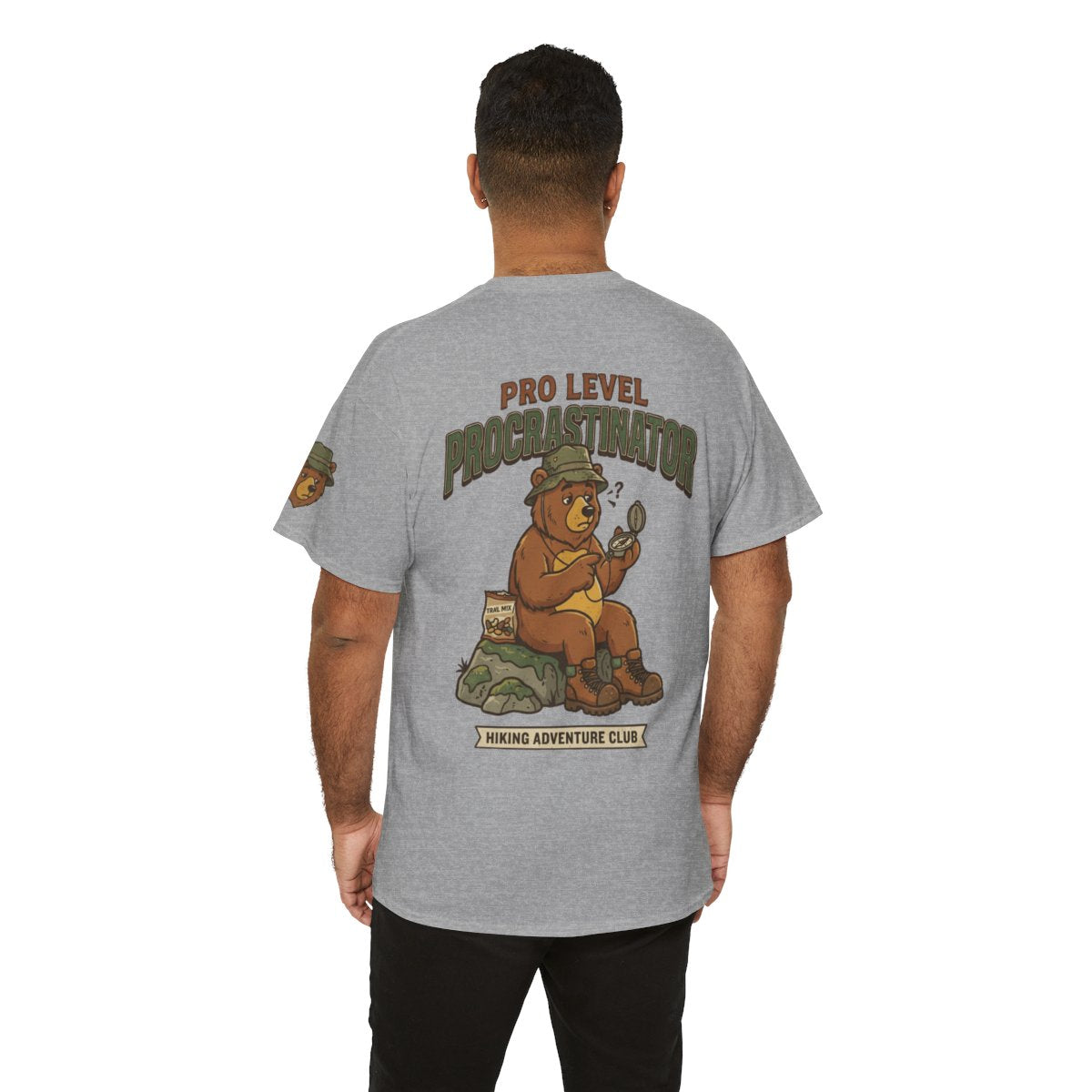 Color: Sport Grey | Pro Level Procrastinator Premium Graphic Tee