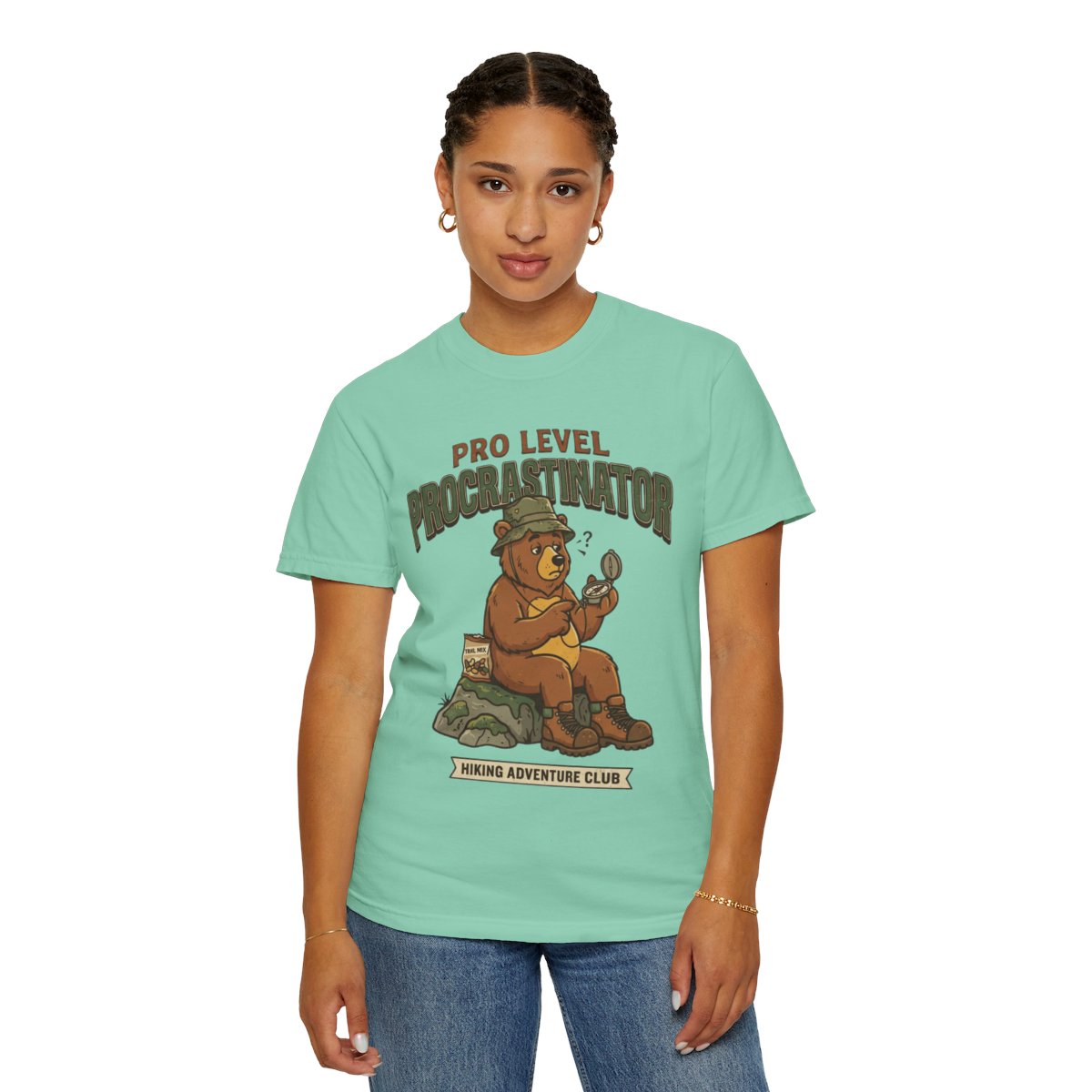 Color: Island Reef | Pro Level Procrastinator Unisex Garment-Dyed Tee