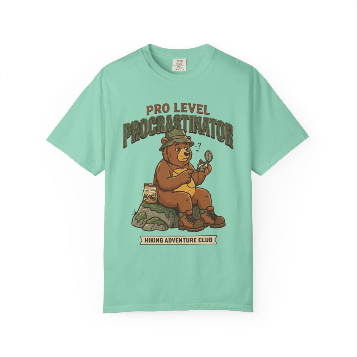 Color: Island Reef | Pro Level Procrastinator Unisex Garment-Dyed Tee