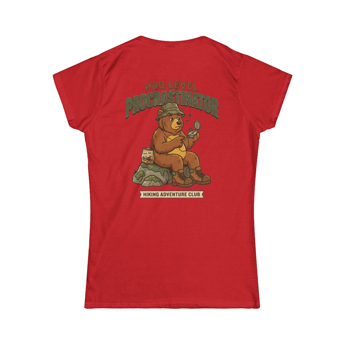 Color: Red | Pro Level Procrastinator Women's Tee