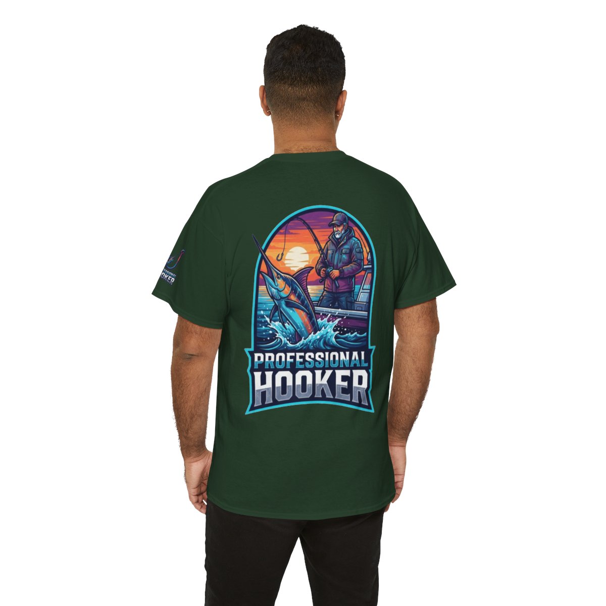 Color: Forest Green | Professional Hooker Premium Graphic Tee
