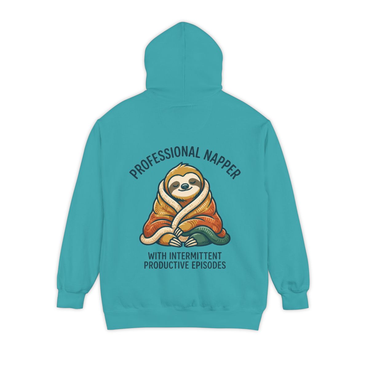 Color: Seafoam | Professional Napper Garment-Dyed Hoodie