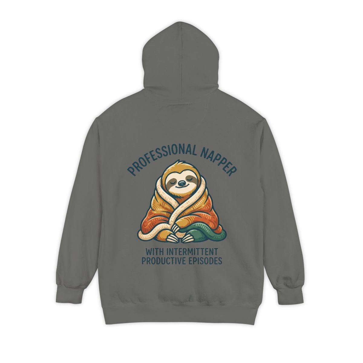 Color: Grey | Professional Napper Garment-Dyed Hoodie