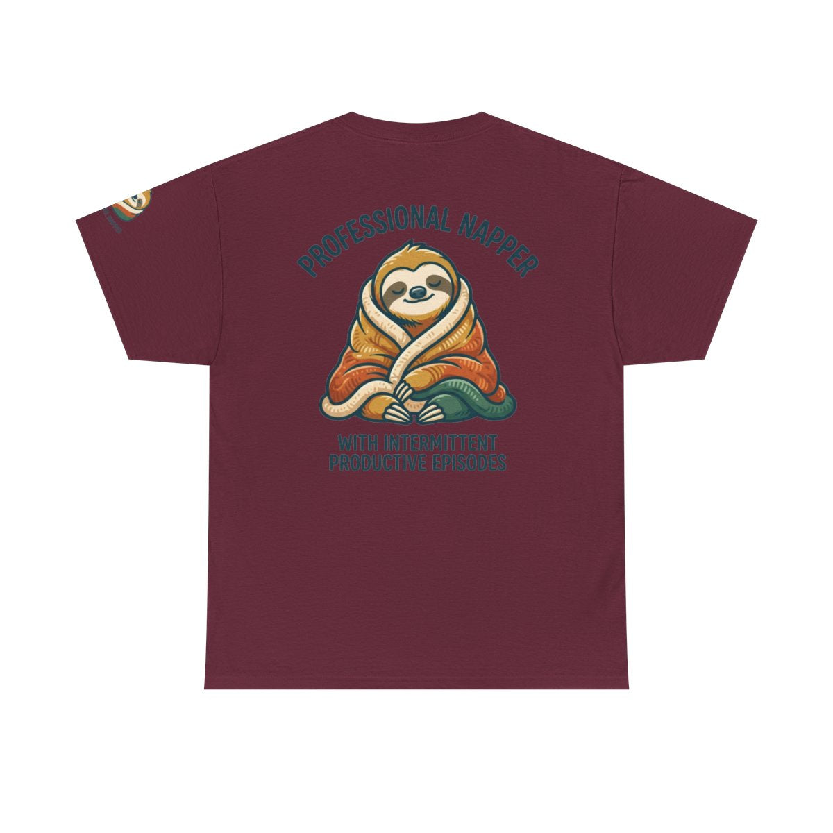Color: Maroon | Professional Napper Premium Graphic Tee