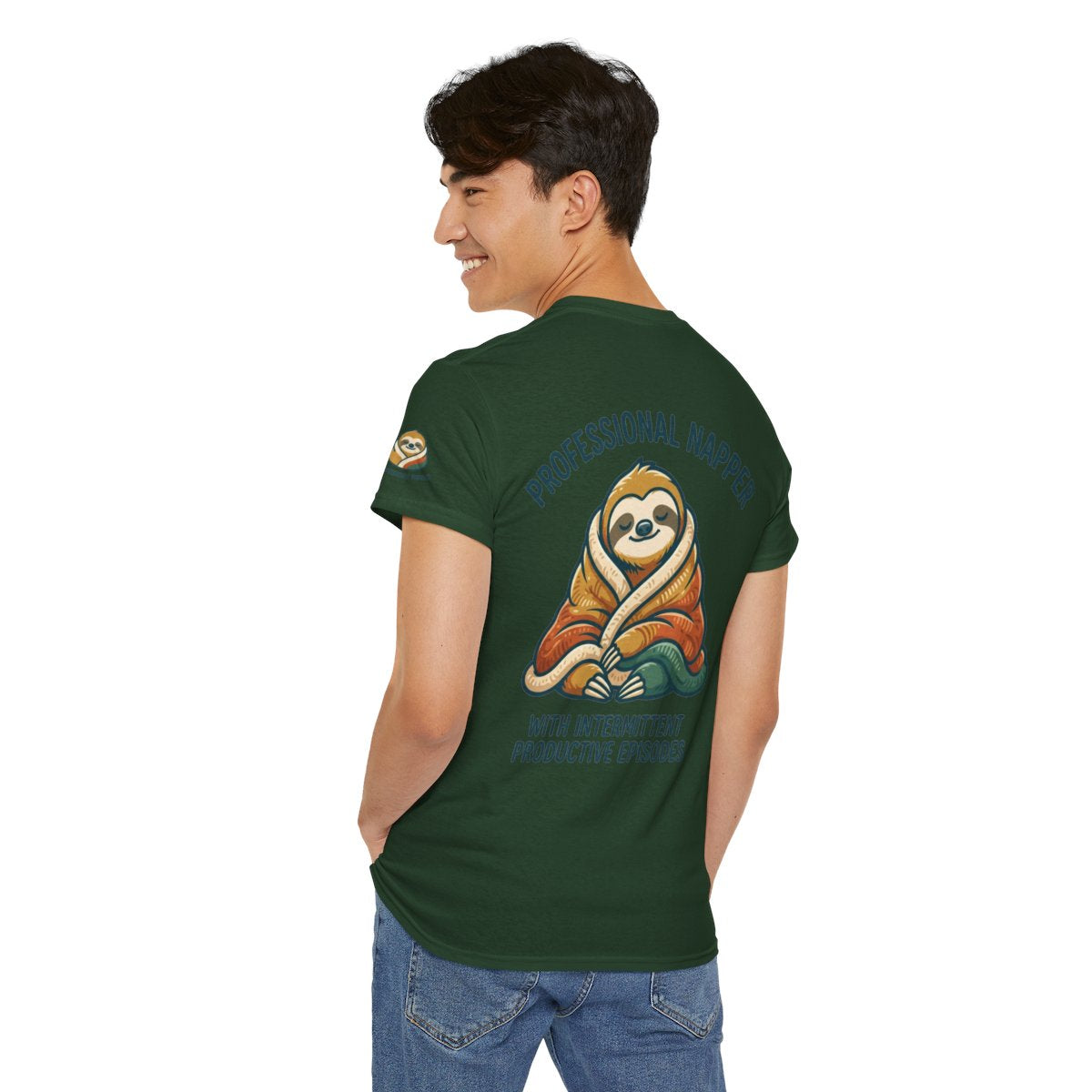 Color: Forest Green | Professional Napper Premium Graphic Tee
