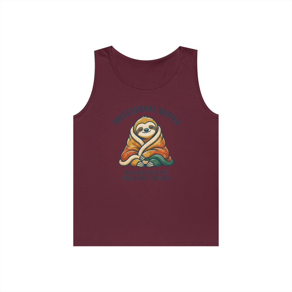 Color: Maroon | Professional Napper Tank Top
