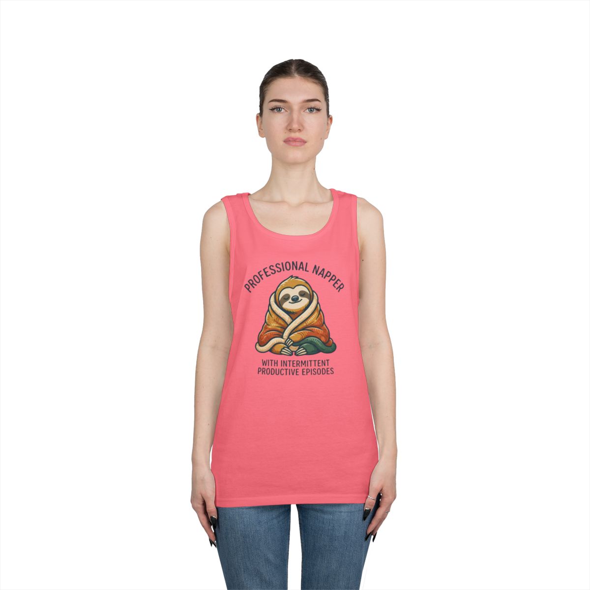 Color: Safety Pink | Professional Napper Tank Top