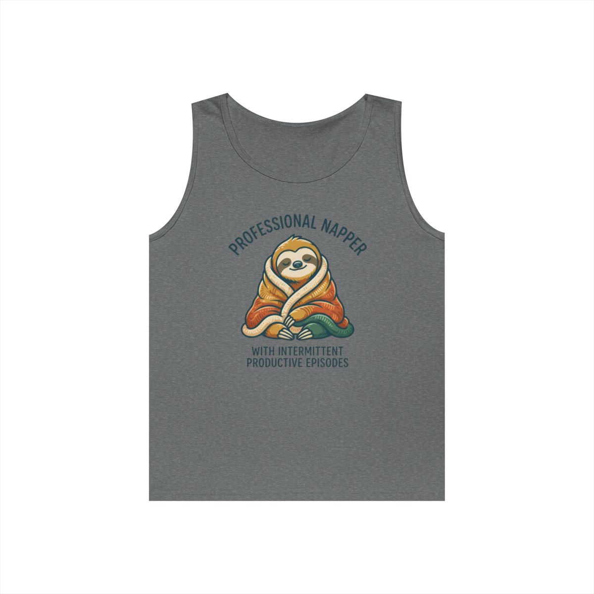 Color: Graphite Heather | Professional Napper Tank Top