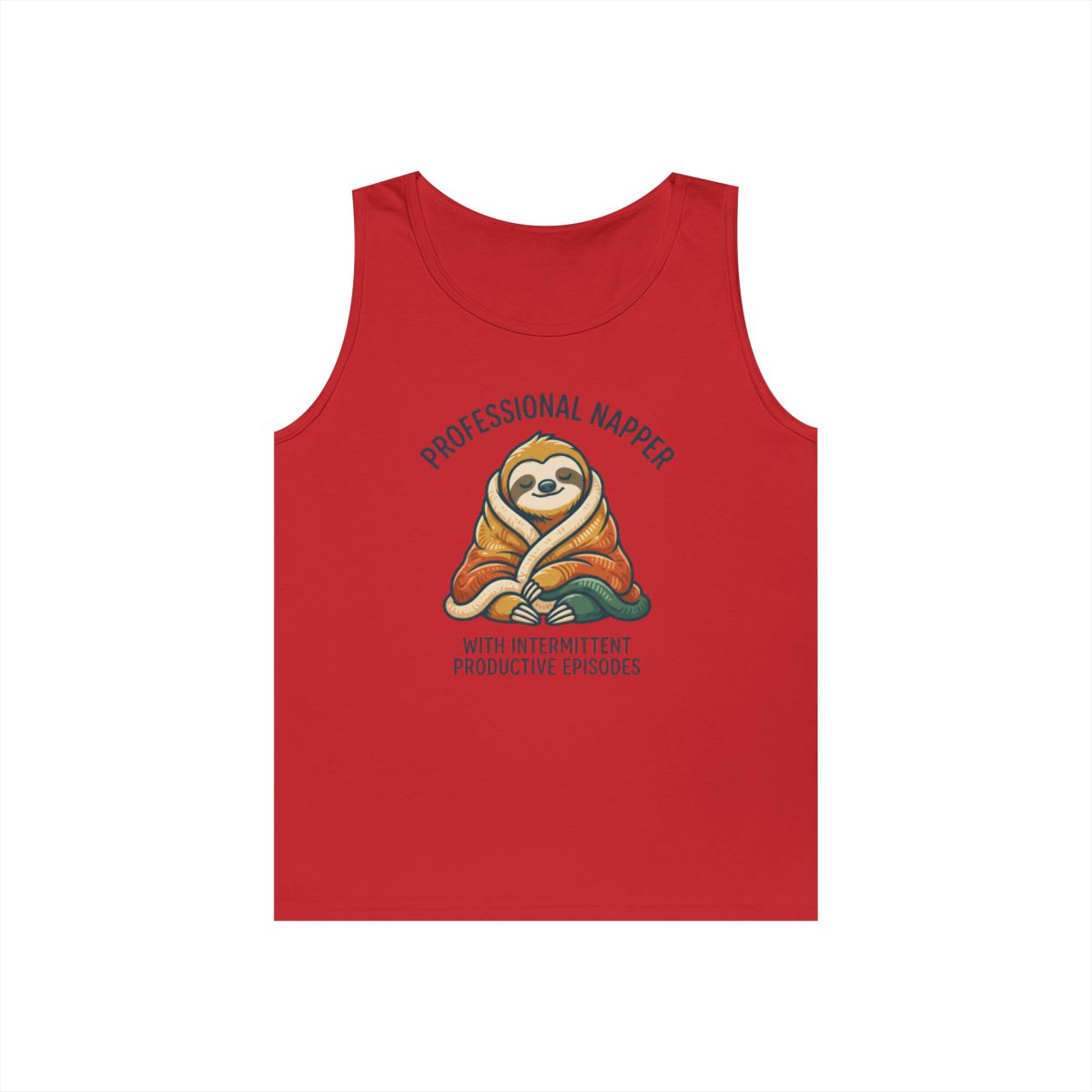 Color: Red | Professional Napper Tank Top