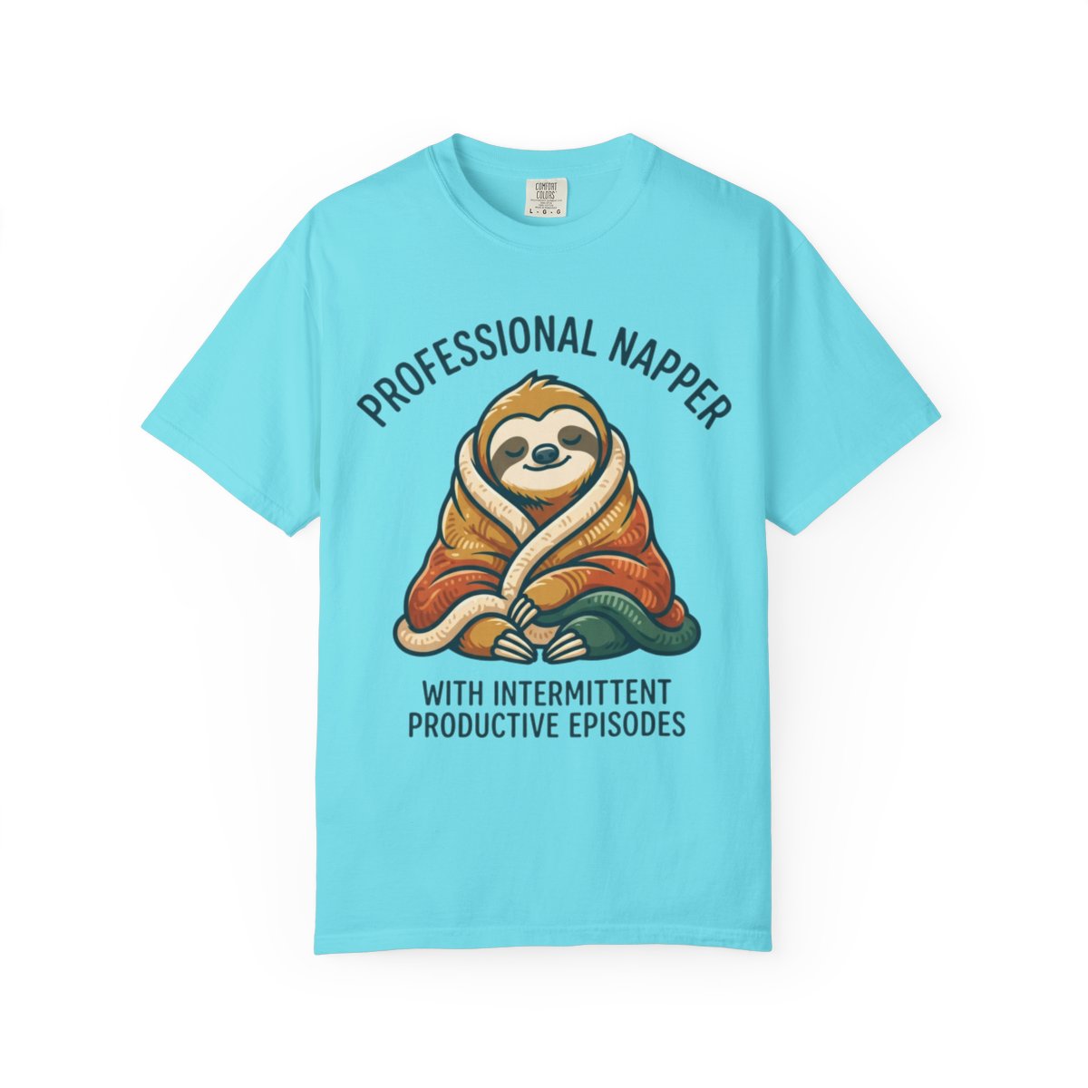 Color: Lagoon Blue | Professional Napper Unisex Garment-Dyed Tee
